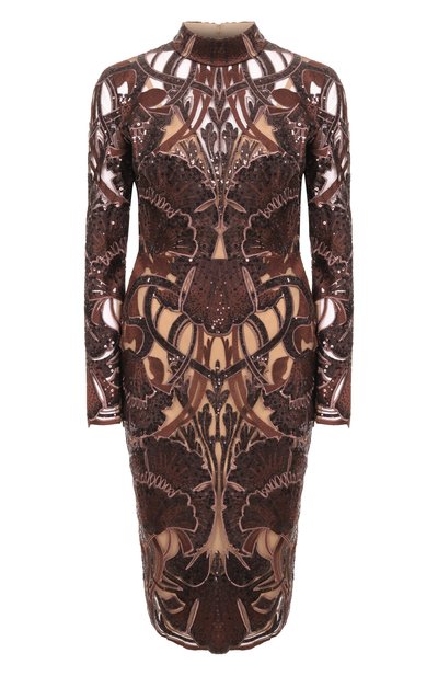 Женское платье с отделкой пайетками ELIE SAAB, арт. D0887NF25/YA050