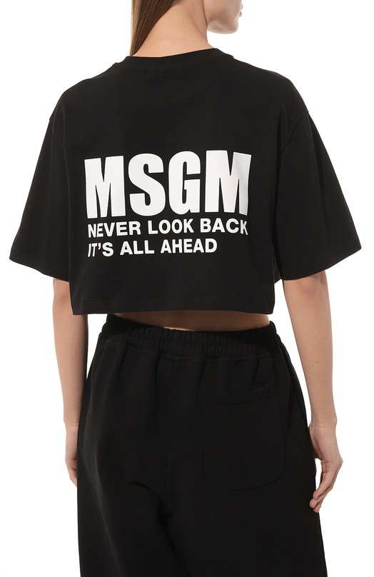 фото Хлопковая футболка msgm