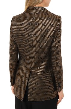 Жакет из хлопка и шелка GUCCI, арт. 652629 ZAF2R, фото 4