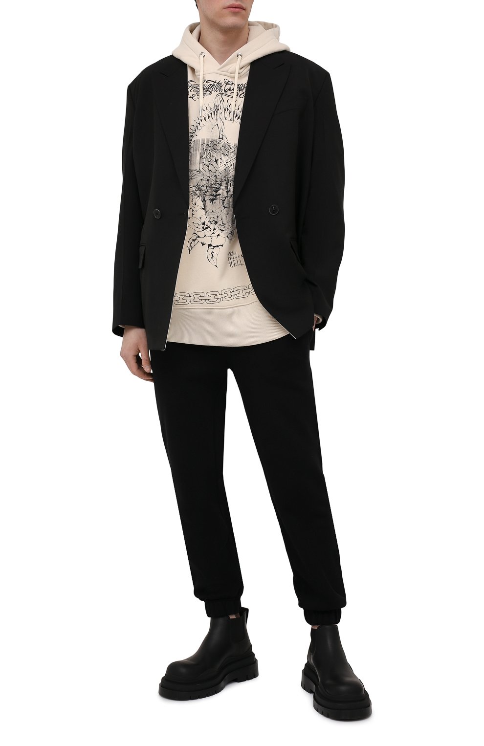 Хлопковое худи GIVENCHY, арт. BMJ0BF3Y69, фото 2