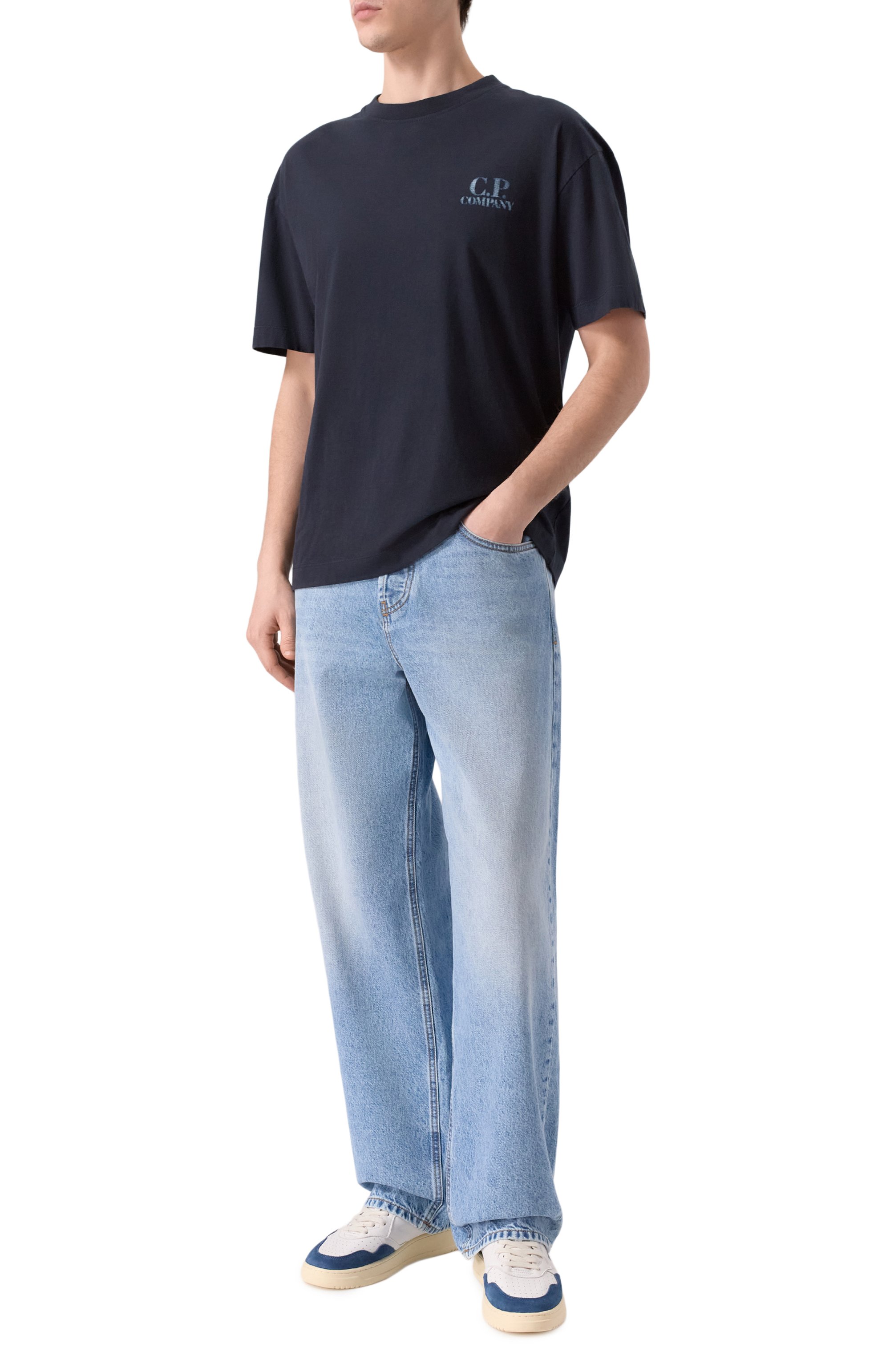 Хлопковая футболка C.P. COMPANY, арт. 20CMTS143A/110579W, фото 2