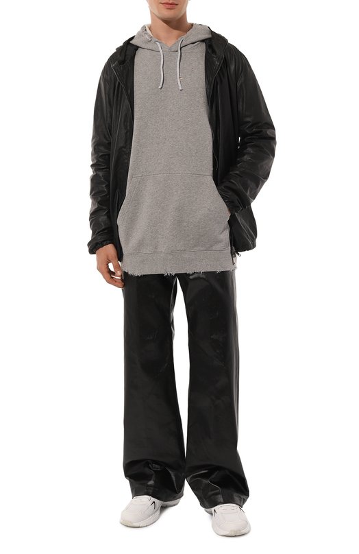 Хлопковое худи Givenchy BMJ0L0/3YF4 Серый  BMJ0L0/3YF4 Фото 2