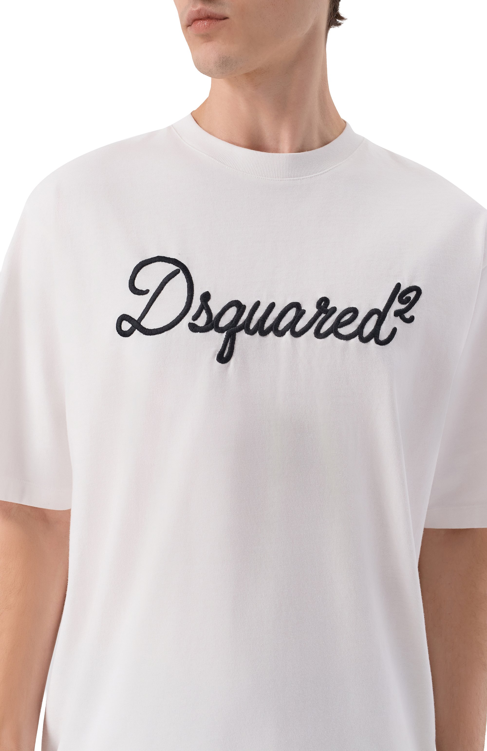 Хлопковая футболка DSQUARED2, арт. S74GD1524/D20106, фото 5