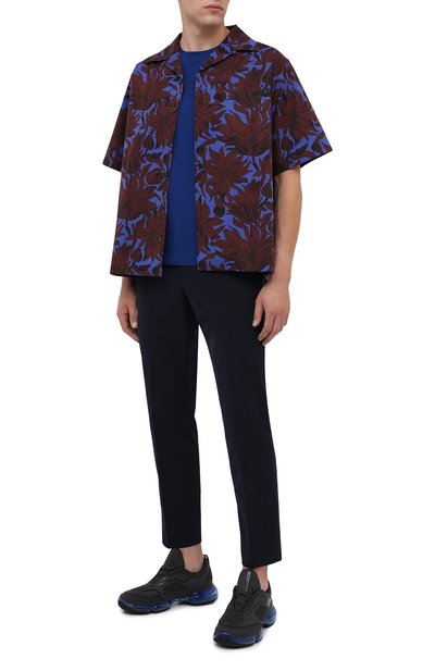 Комбинированные кроссовки PRADA, арт. 2EG298-2OF3-F0JQR, фото 2