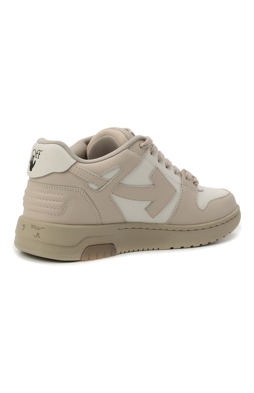 Кожаные кеды Out of Office Off-White 0WIA259C99LEA0010161 Бежевый  0WIA259C99LEA0010161 Фото 5