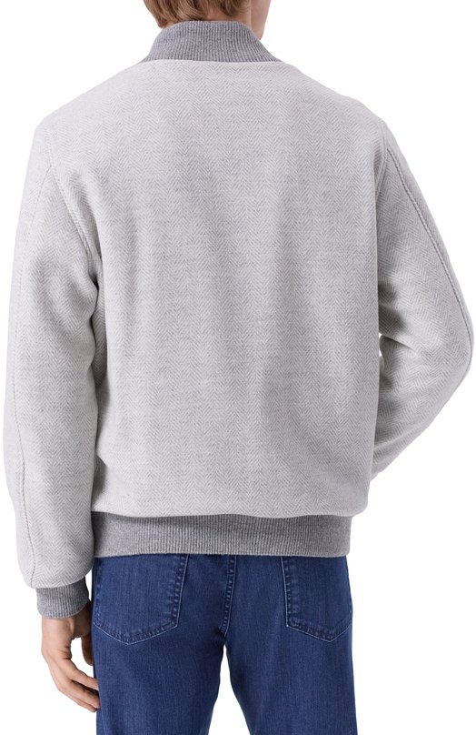 Шерстяной бомбер L.B.M. 1911 9377/55705 Серый  9377/55705 Фото 4