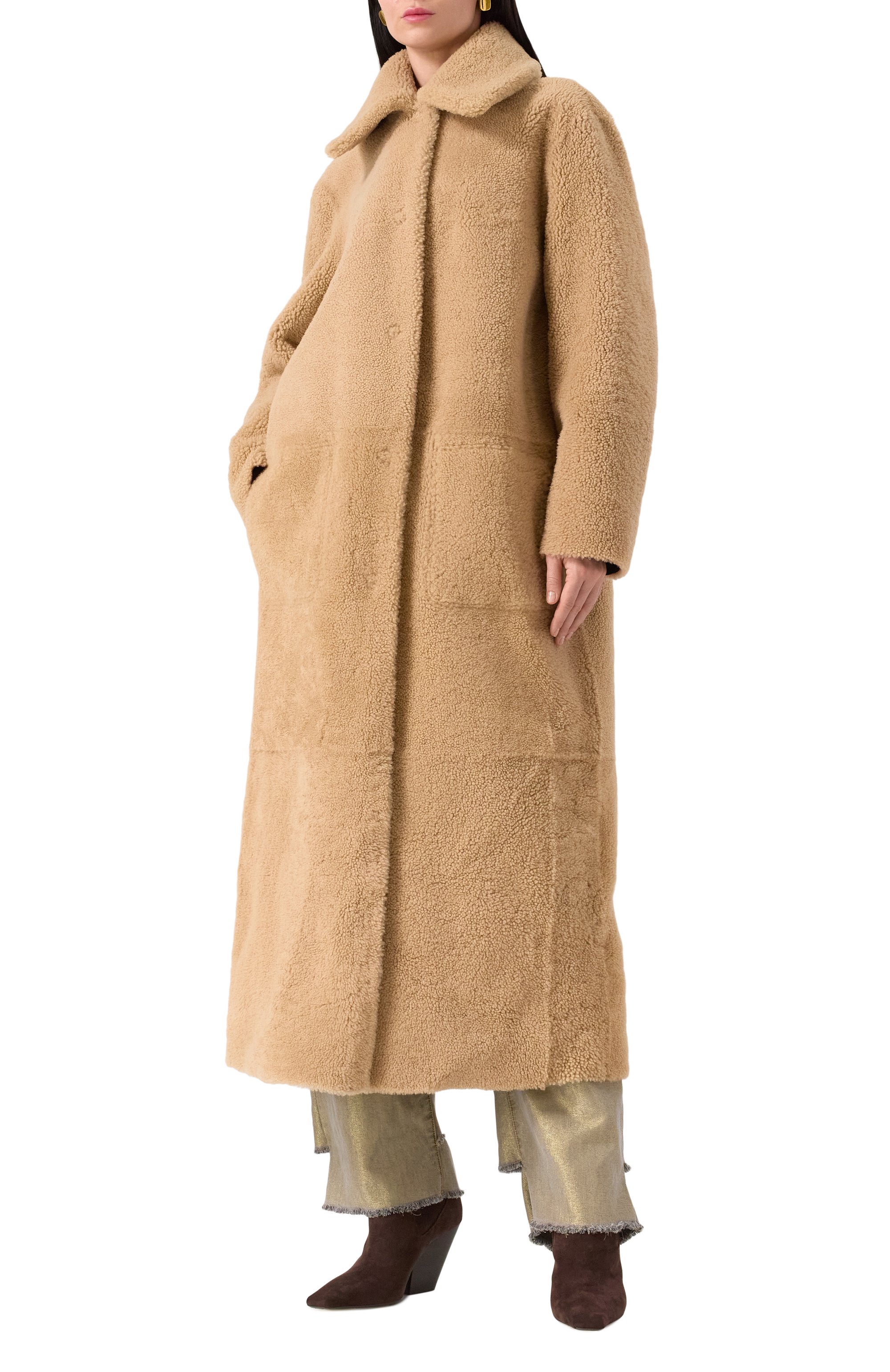 Двусторонняя дубленка из овчины ZEYNEP ARCAY, арт. RS22JK06, фото 6