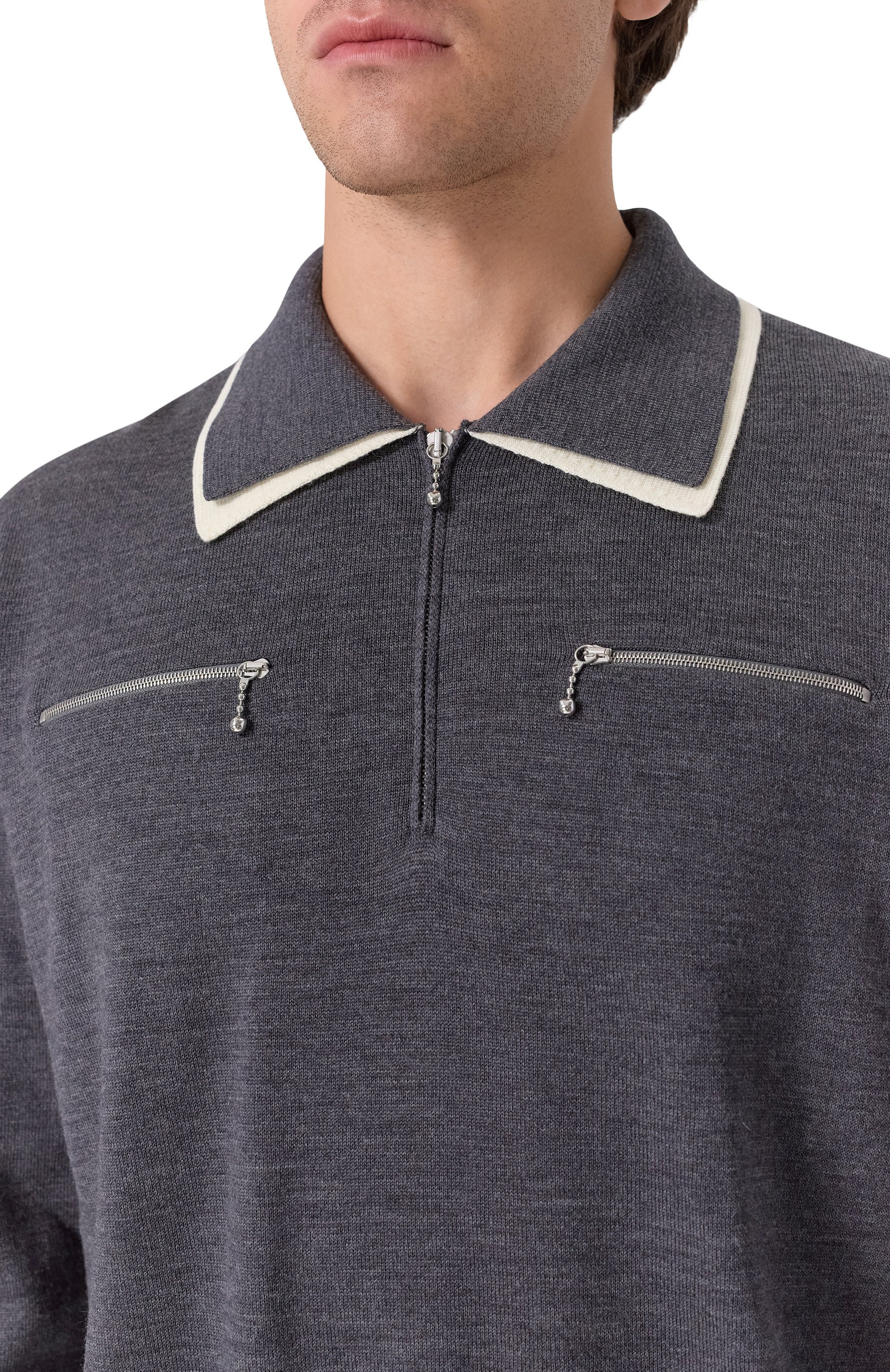 Шерстяное поло JIL SANDER, арт. J22GL0119-J14782, фото 5