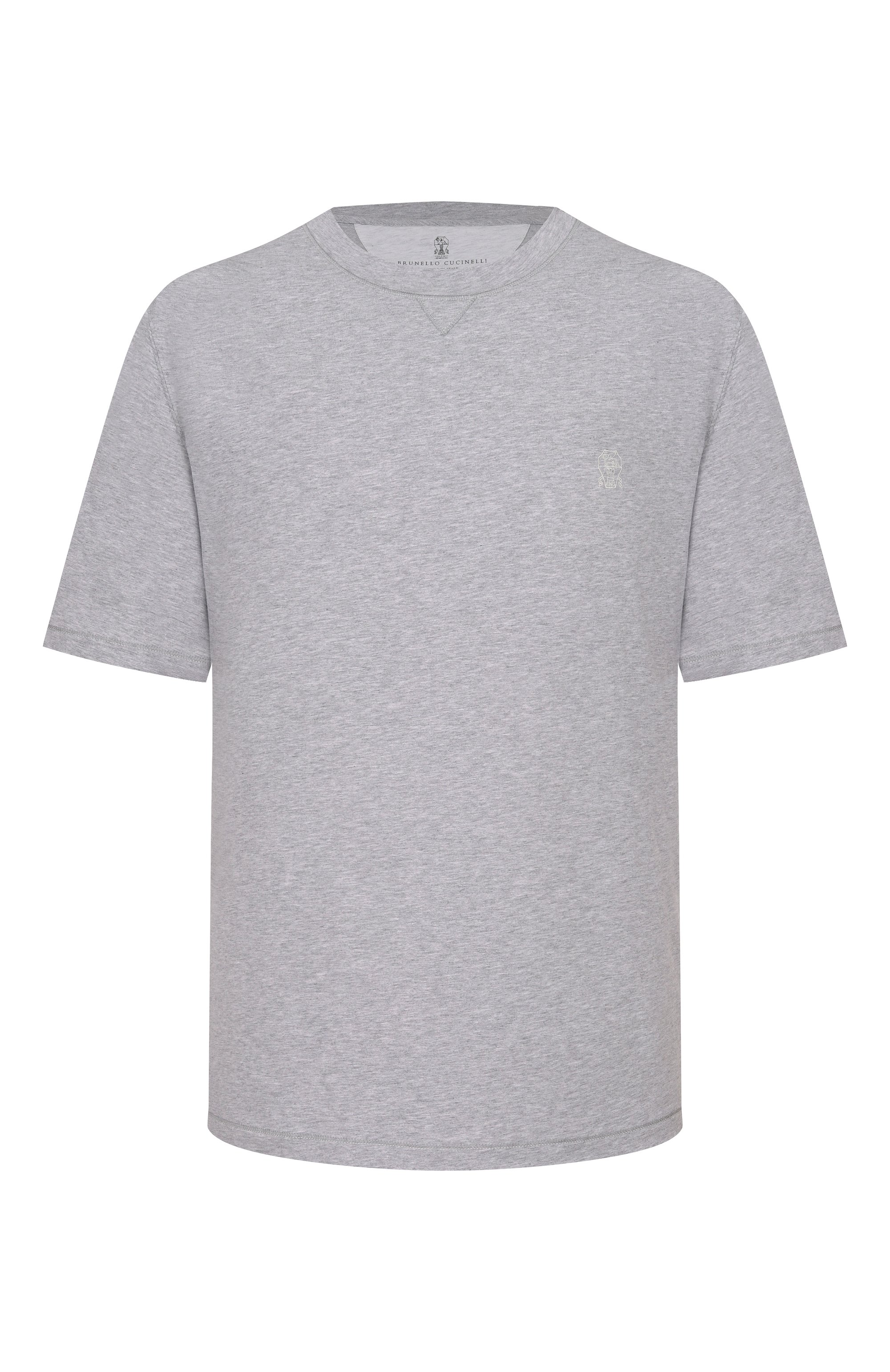 Хлопковая футболка BRUNELLO CUCINELLI, арт. M0B131328G, фото 1