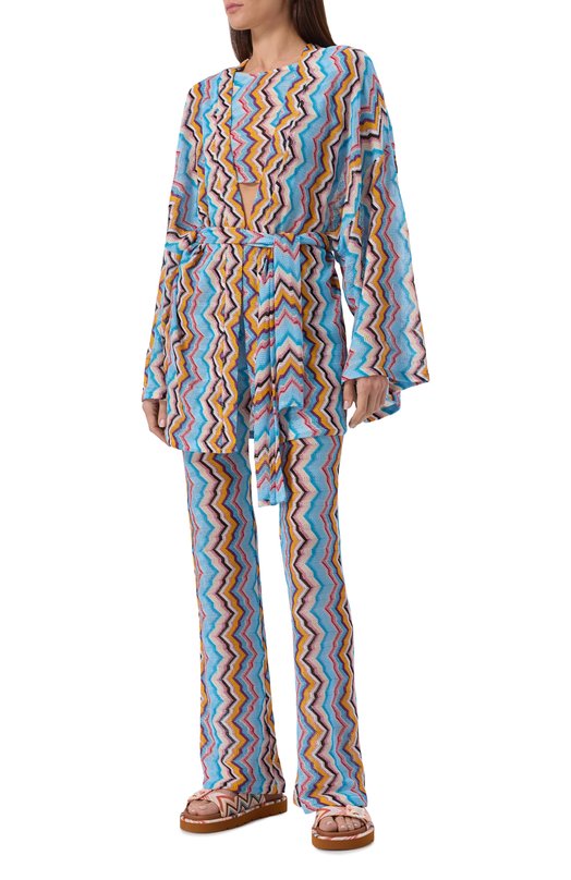 Брюки из вискозы Missoni MC23SI01/BC005J Разноцветный  MC23SI01/BC005J Фото 2