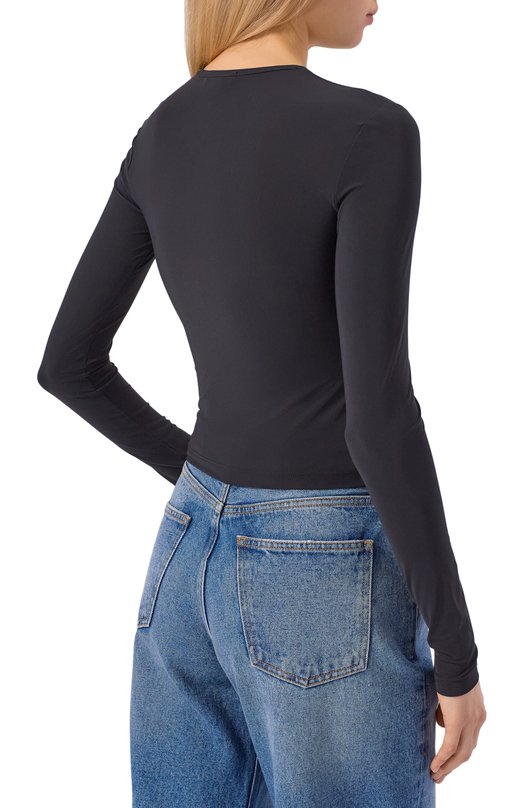 Лонгслив Agolde A7393-1145 Чёрный  A7393-1145 Фото 4