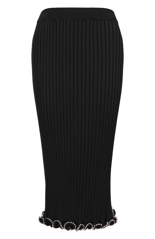 Юбка из вискозы Jil Sander J03MA0233-J18346 Чёрный J03MA0233-J18346