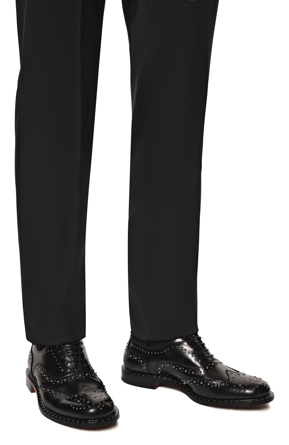 Кожаные оксфорды MILLE 885, арт. PRAT0 REAL NER0, фото 3