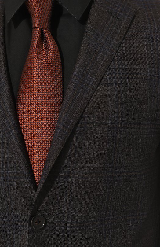 Шерстяной пиджак Corneliani 946002-9416277 Коричневый  946002-9416277 Фото 7