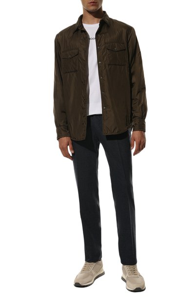 Брюки из шерсти и кашемира MARCO PESCAROLO, арт. SLIM80/ZIP/4629, фото 2