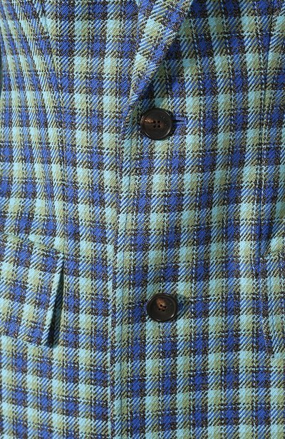 Шерстяной жакет BALENCIAGA голубого цвета по цене 170500 руб., арт. 571278/TCU11, фото 5 Шерстяной жакет BALENCIAGA, арт. 571278/TCU11, фото 5