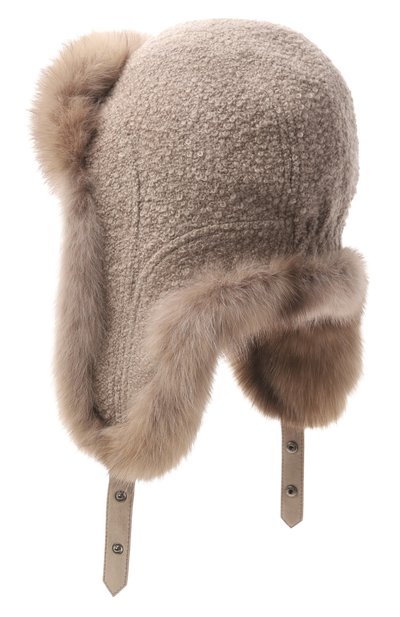 Утепленная шапка-ушанка star с отделкой из соболя BLACK SABLE, арт. BS-FHST-PB, фото 2