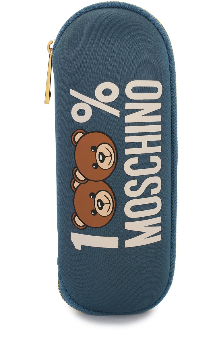 Женский складной зонт с принтом MOSCHINO синего цвета, арт. 8071-SUPERMINI | Фото 5 (Материал: Текстиль, Металл, Синтетический материал; Статус проверки: Проверено, Проверена категория; Нос: Не проставлено)