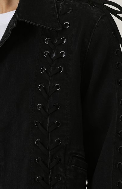 Джинсовая куртка со шнуровкой MADE GOLD, арт. MING/11000, фото 5