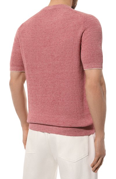 Джемпер изо льна и хлопка BRUNELLO CUCINELLI, арт. M2L70B2257, фото 4