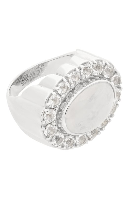 Кольцо-печатка Secrets jewelry ПРЛКОС910 Серебряный ПРЛКОС910
