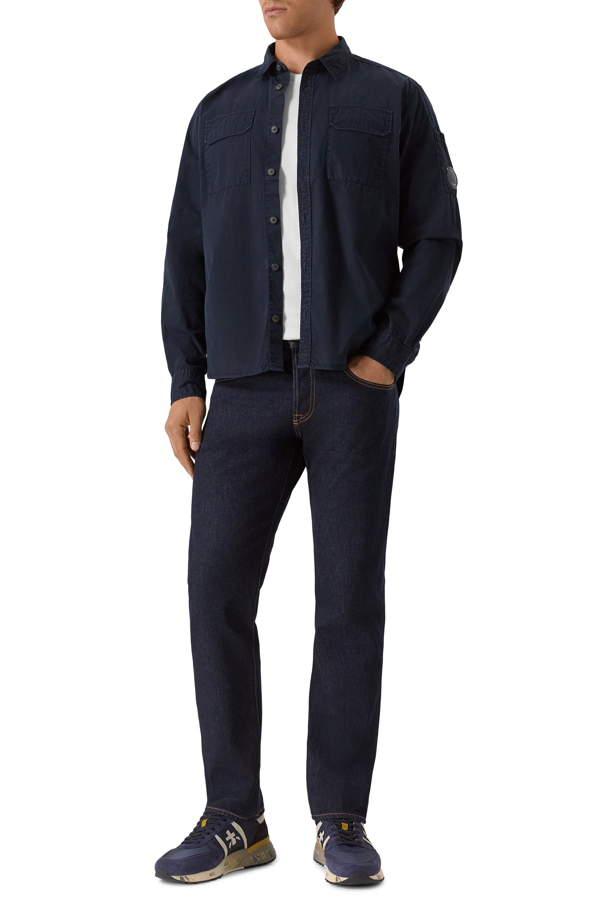 Хлопковая рубашка C.P. COMPANY, арт. RCCMSH706A110143G, фото 2