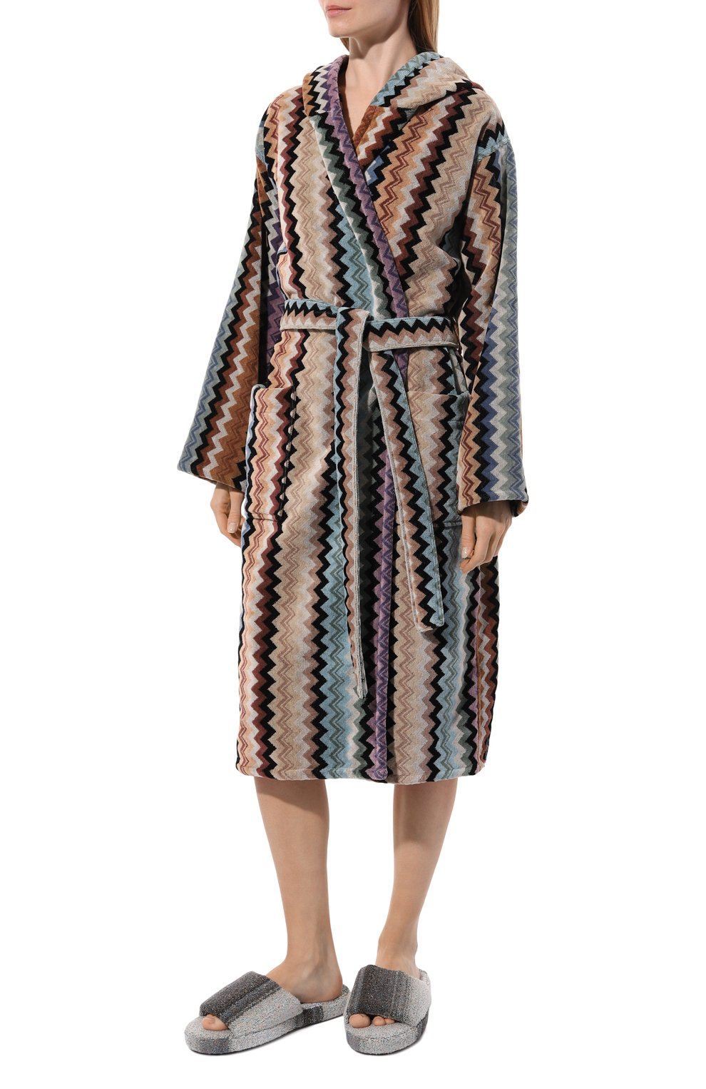 Хлопковый халат MISSONIHOME, арт. 1A3AC99701/160, фото 3