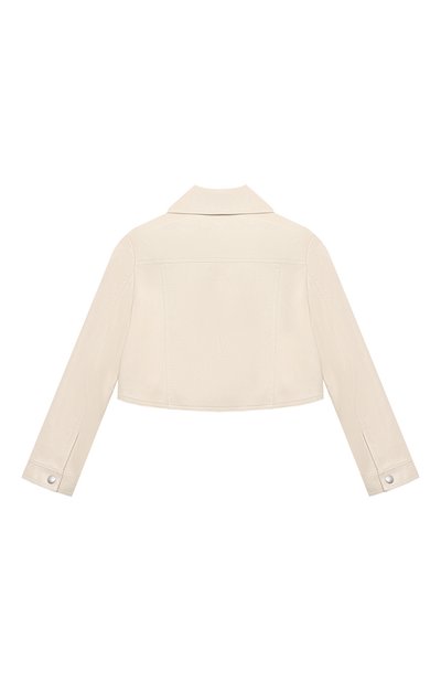 Куртка из экокожи ELEVENTY кремового цвета по цене 33050 руб., арт. EU2A27/H0047/12-16, фото 2 Куртка из экокожи ELEVENTY, арт. EU2A27/H0047/12-16, фото 2