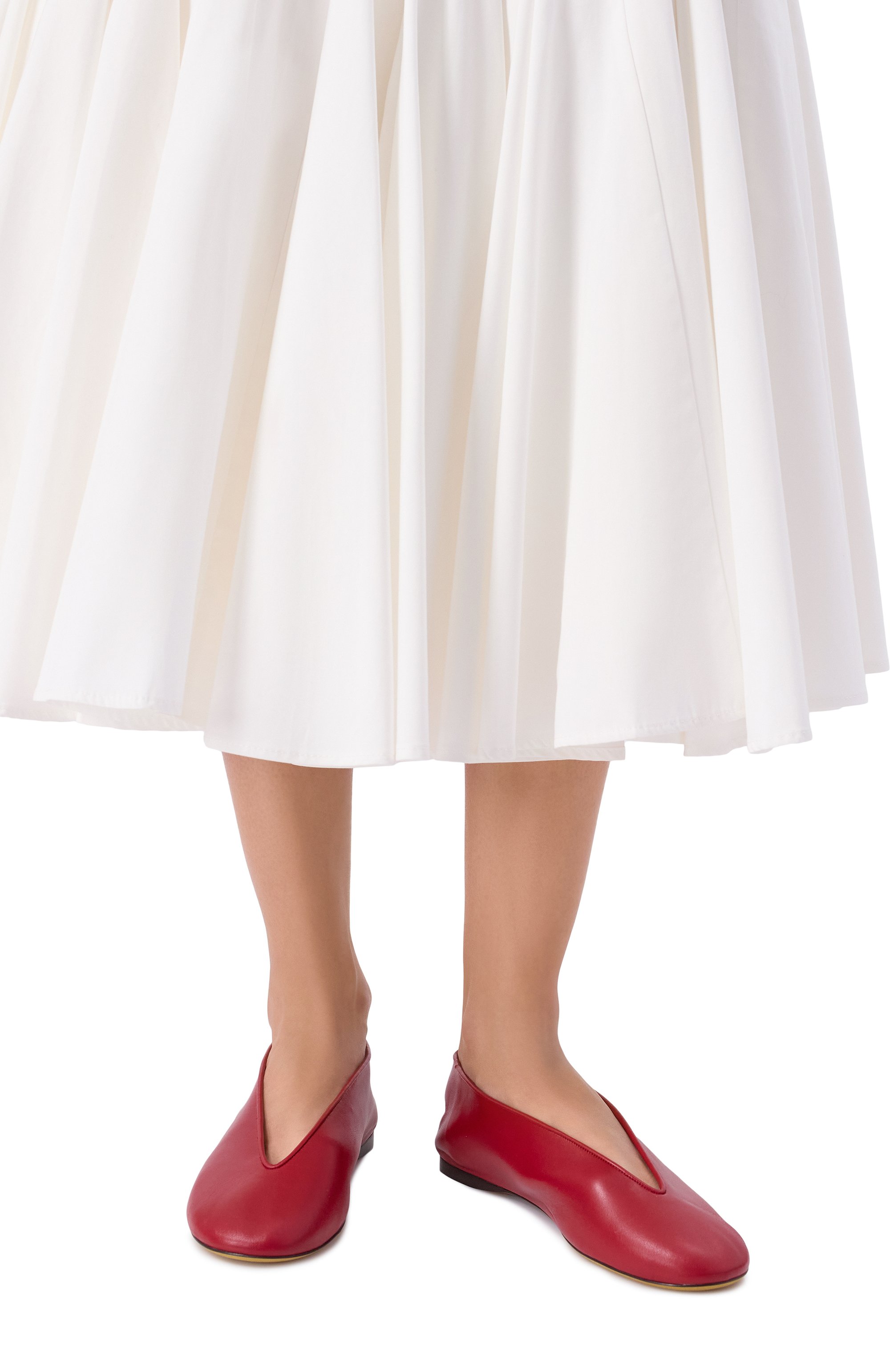 Кожаные балетки duck MOSCHINO, арт. MA11010C10/MA0, фото 2