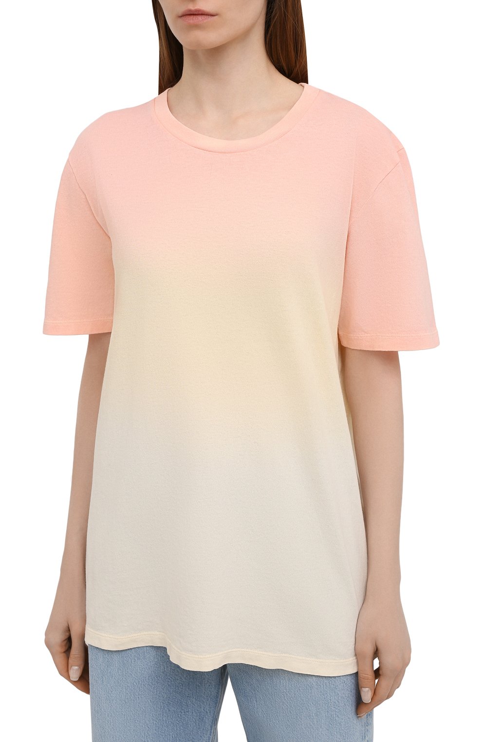 Хлопковая футболка SAINT LAURENT, арт. 649046/Y36AI, фото 3