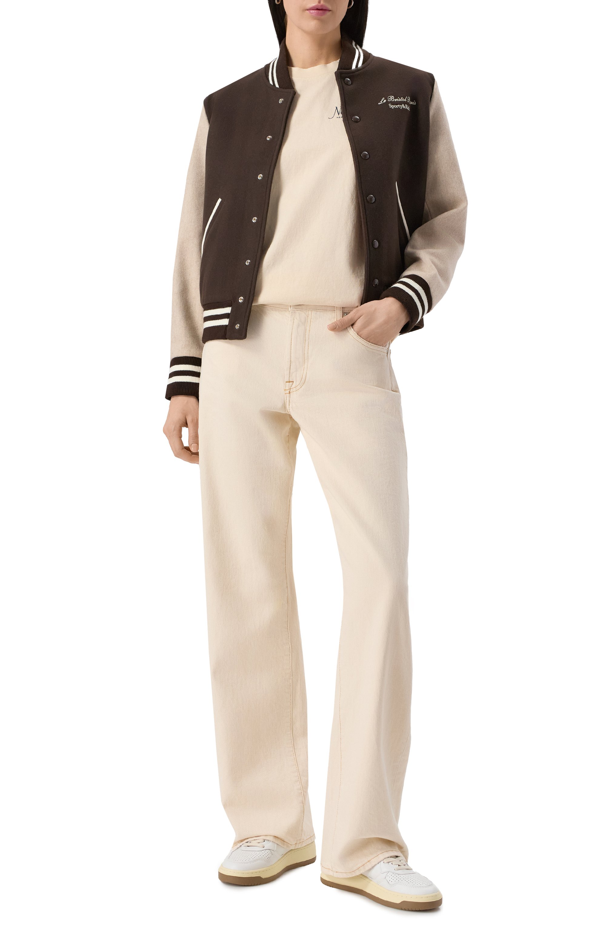 Хлопковая футболка SPORTY AND RICH, арт. T0043508034CR01, фото 6