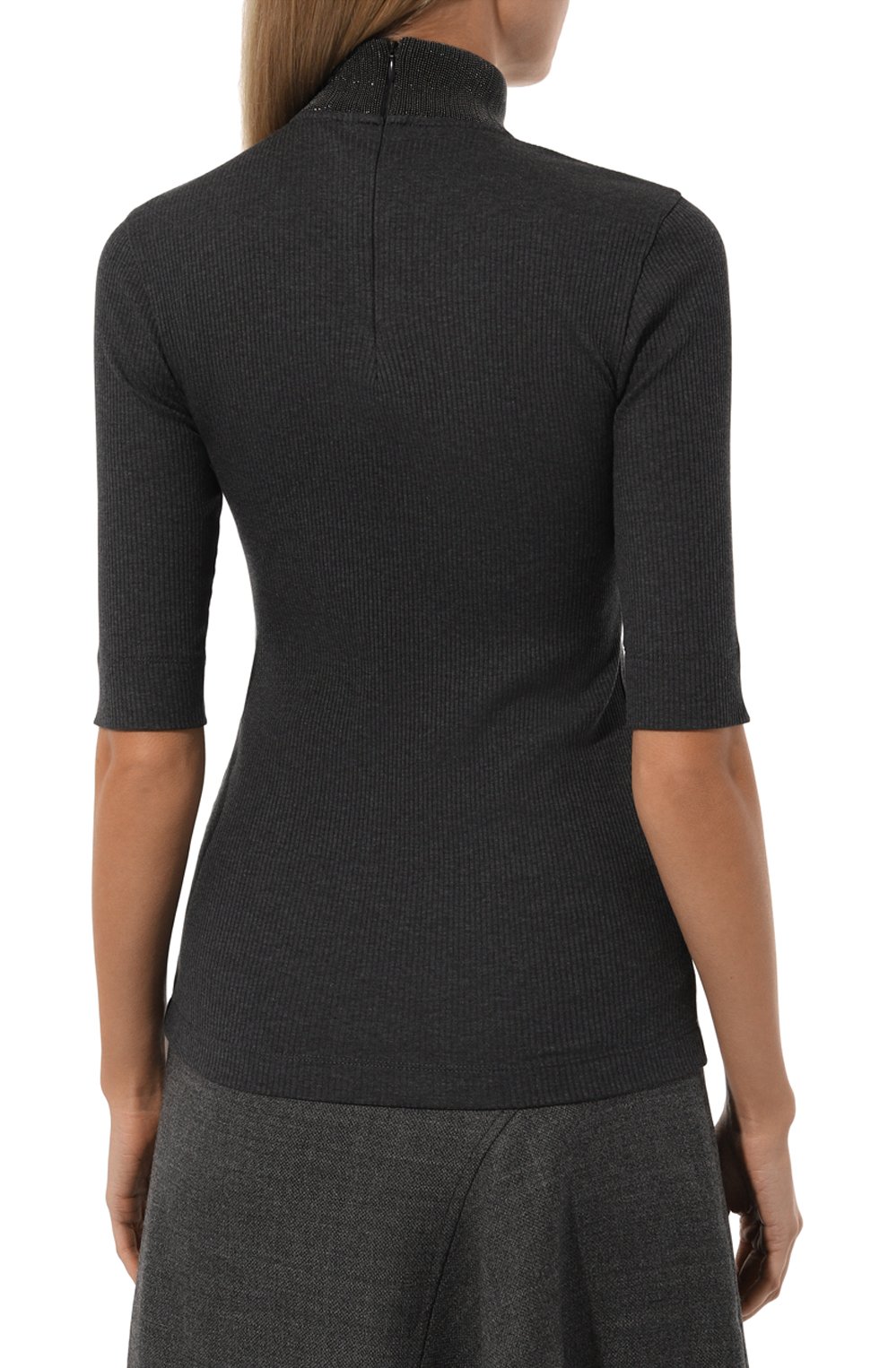 Хлопковая водолазка BRUNELLO CUCINELLI, арт. MP902HR314, фото 4