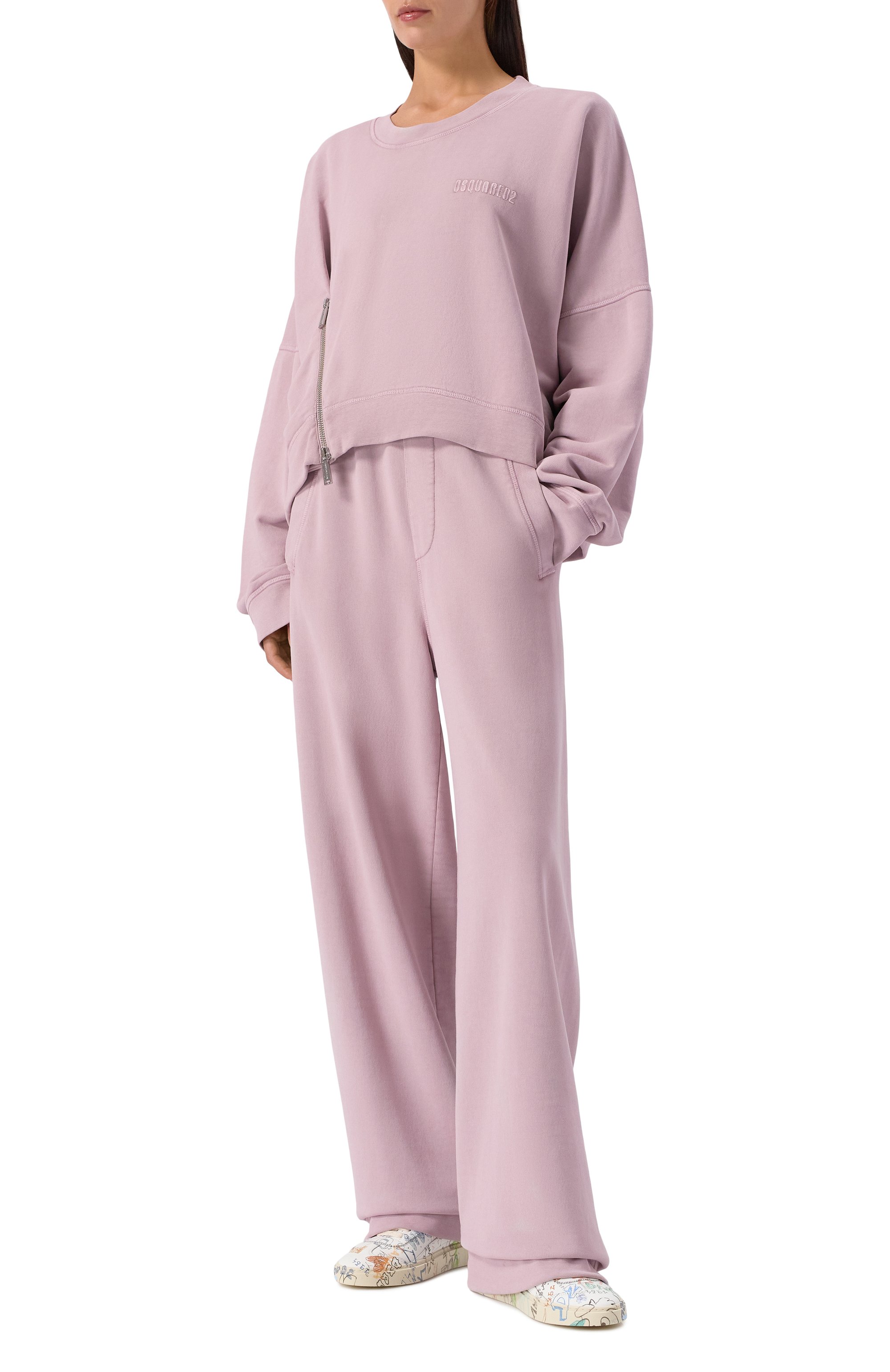 Кожаные кеды rider DSQUARED2, арт. SNW0321/01504836, фото 3