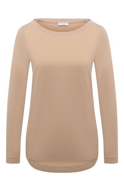 Женский хлопковый пуловер BRUNELLO CUCINELLI, арт. M0A45BB418