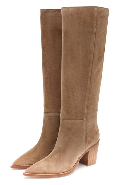 Замшевые сапоги daenerys 70 GIANVITO ROSSI, арт. G80654.70CU0.C45CAML, фото 1