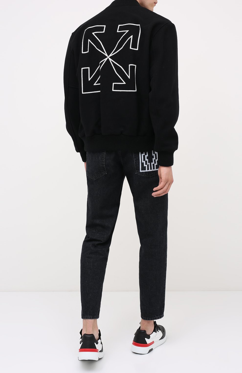 Шерстяной бомбер OFF-WHITE, арт. 0MEA224E20FAB0011001, фото 2