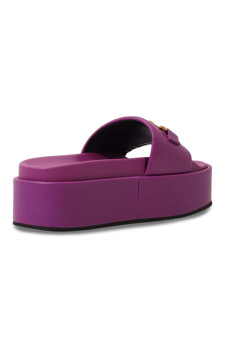 Кожаные шлепанцы VERSACE, арт. 1007854/DVT2P, фото 1