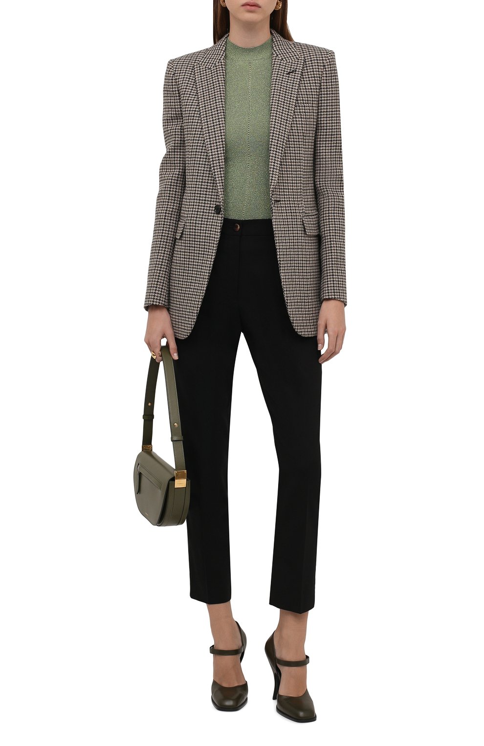 Пуловер из вискозы SAINT LAURENT, арт. 670073/Y75GK, фото 2