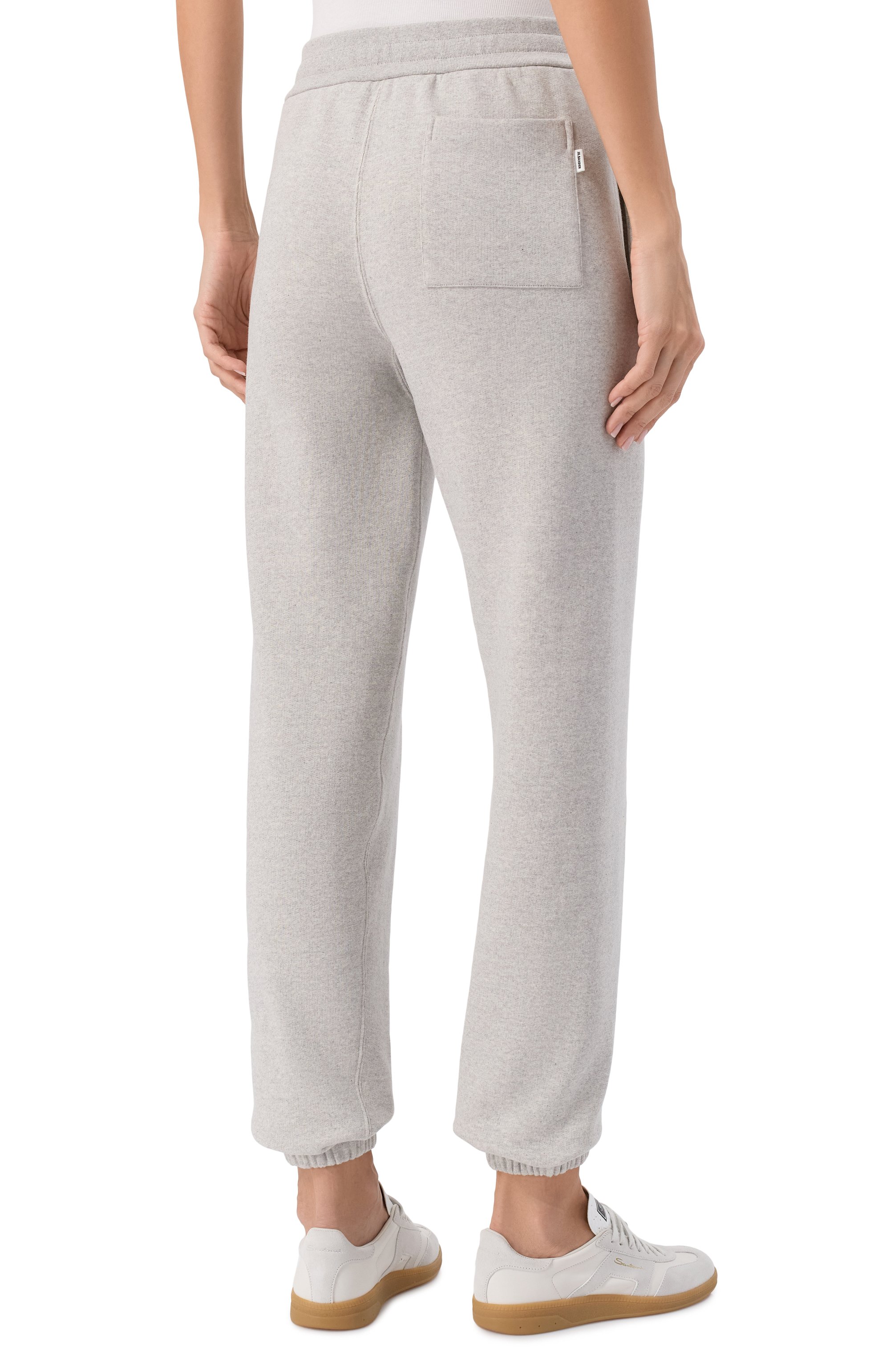 Хлопковые джоггеры JIL SANDER серого цвета по цене 78400 руб., арт. J53KA0006/J20010, фото 4 Хлопковые джоггеры JIL SANDER, арт. J53KA0006/J20010, фото 4