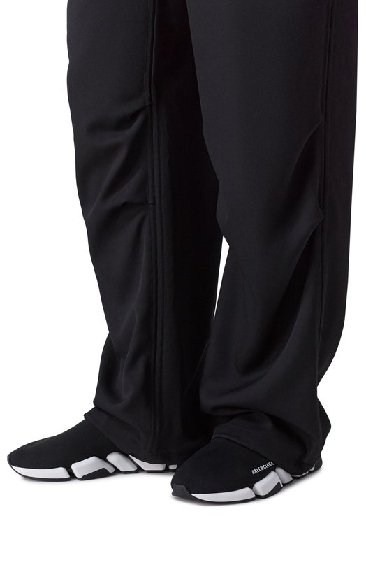 Текстильные кроссовки Speed 2.0 Balenciaga 617239/W2DB2 Чёрный  617239/W2DB2 Фото 3