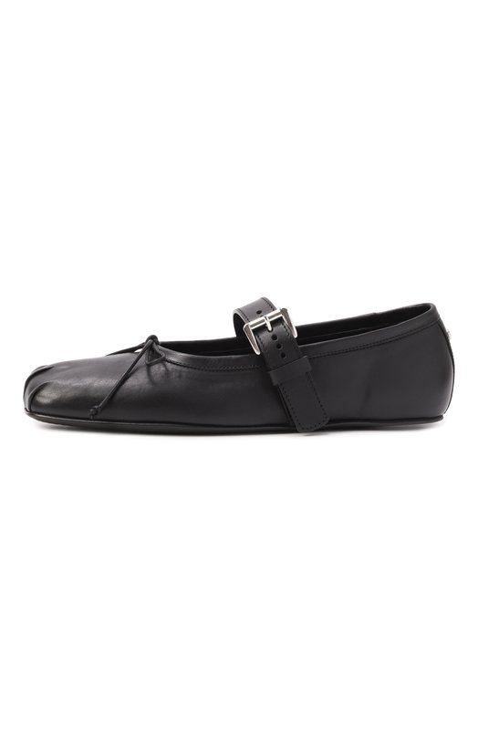 Кожаные балетки Zoey Ann Demeulemeester B0013323/LT177 Чёрный  B0013323/LT177 Фото 4