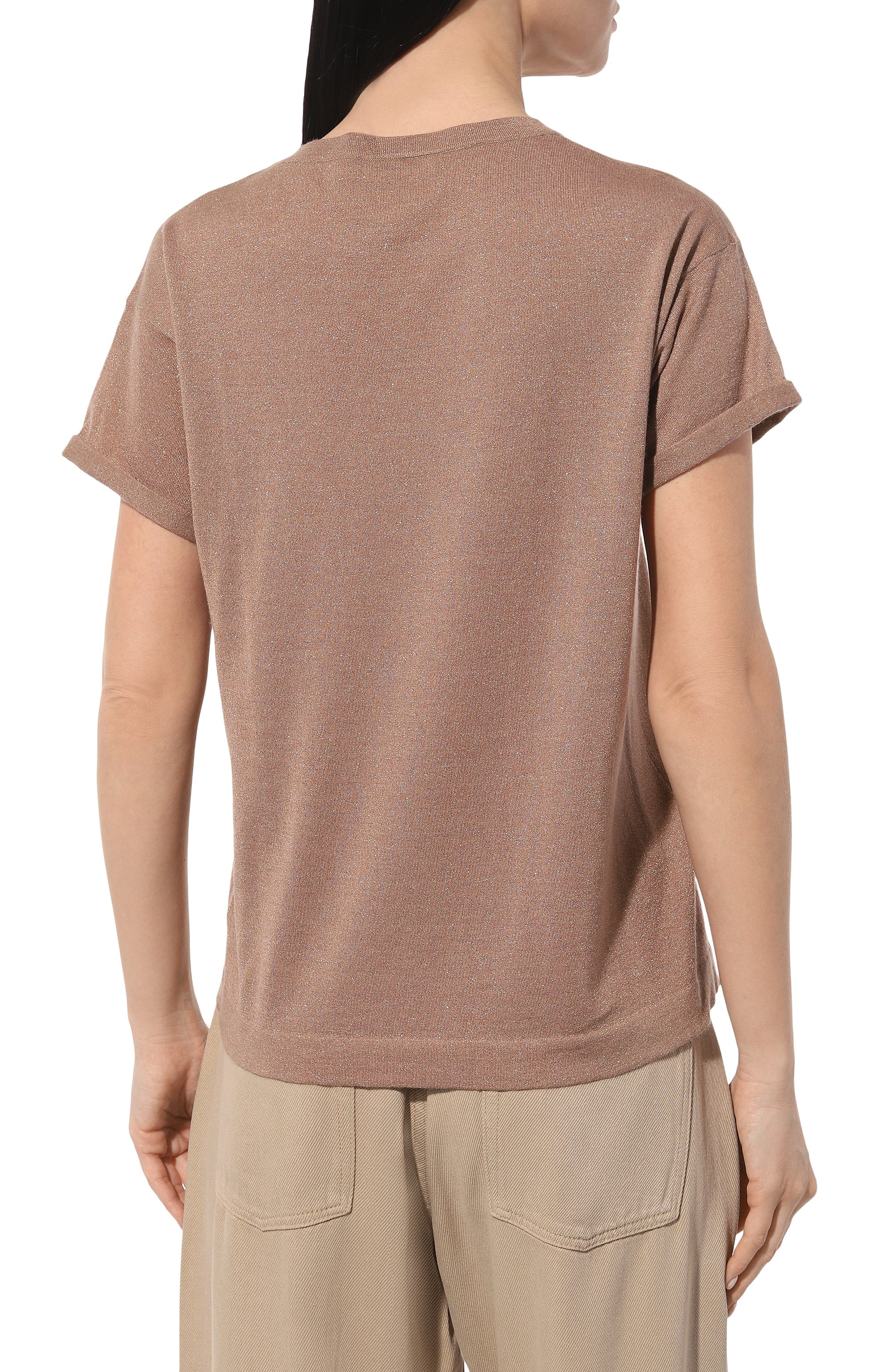 Пуловер из кашемира и шелка BRUNELLO CUCINELLI, арт. M41810000, фото 4