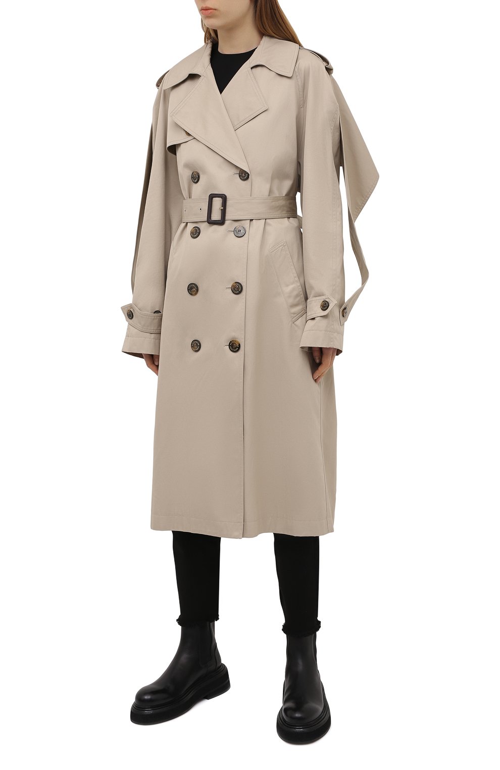 Хлопковый тренч ALEXANDRE VAUTHIER, арт. 211C0A1400 1412-211, фото 3