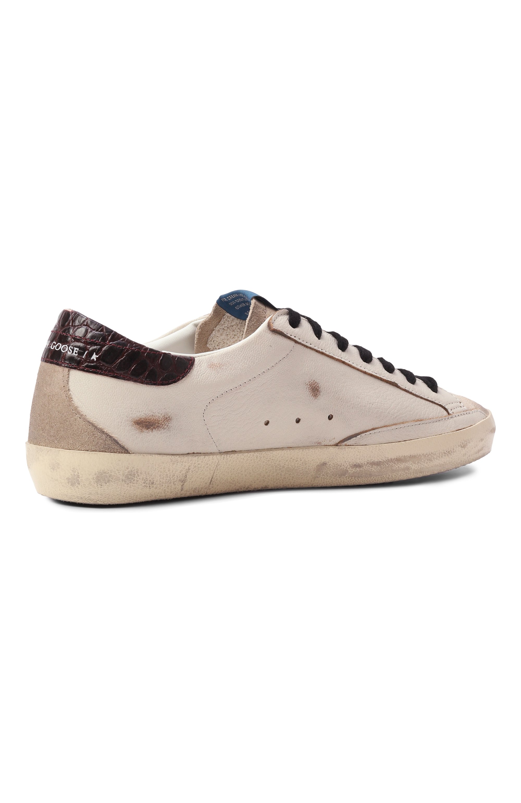 Кожаные кеды super-star GOLDEN GOOSE DELUXE BRAND, арт. GMF00102.F007553, фото 5