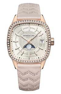 Часы freelancer automatic moon phase RAYMOND WEIL бесцветного цвета по цене 403800 руб., арт. 2496-C5S-40051, фото 1 Часы freelancer automatic moon phase RAYMOND WEIL, арт. 2496-C5S-40051, фото 1