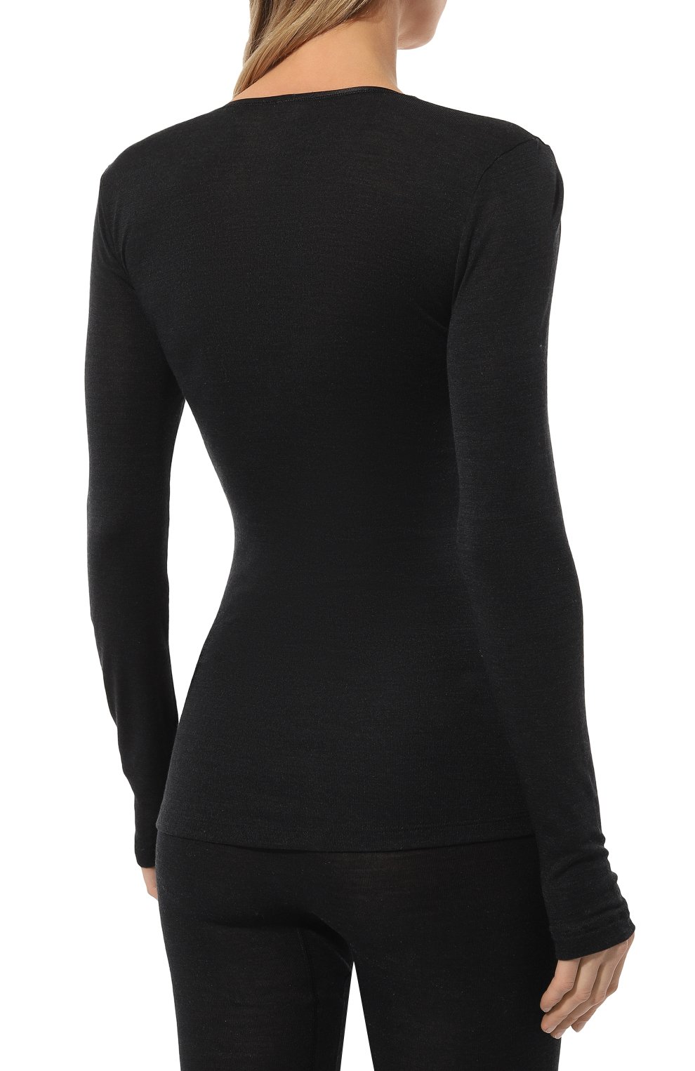 Лонгслив из шерсти и шелка HANRO, арт. 071418, фото 4