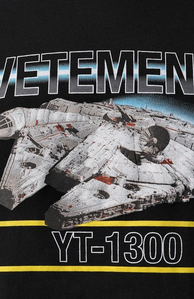 Хлопковая футболка star wars x vetements xl VETEMENTS, арт. USW21TS004 1600/W, фото 5