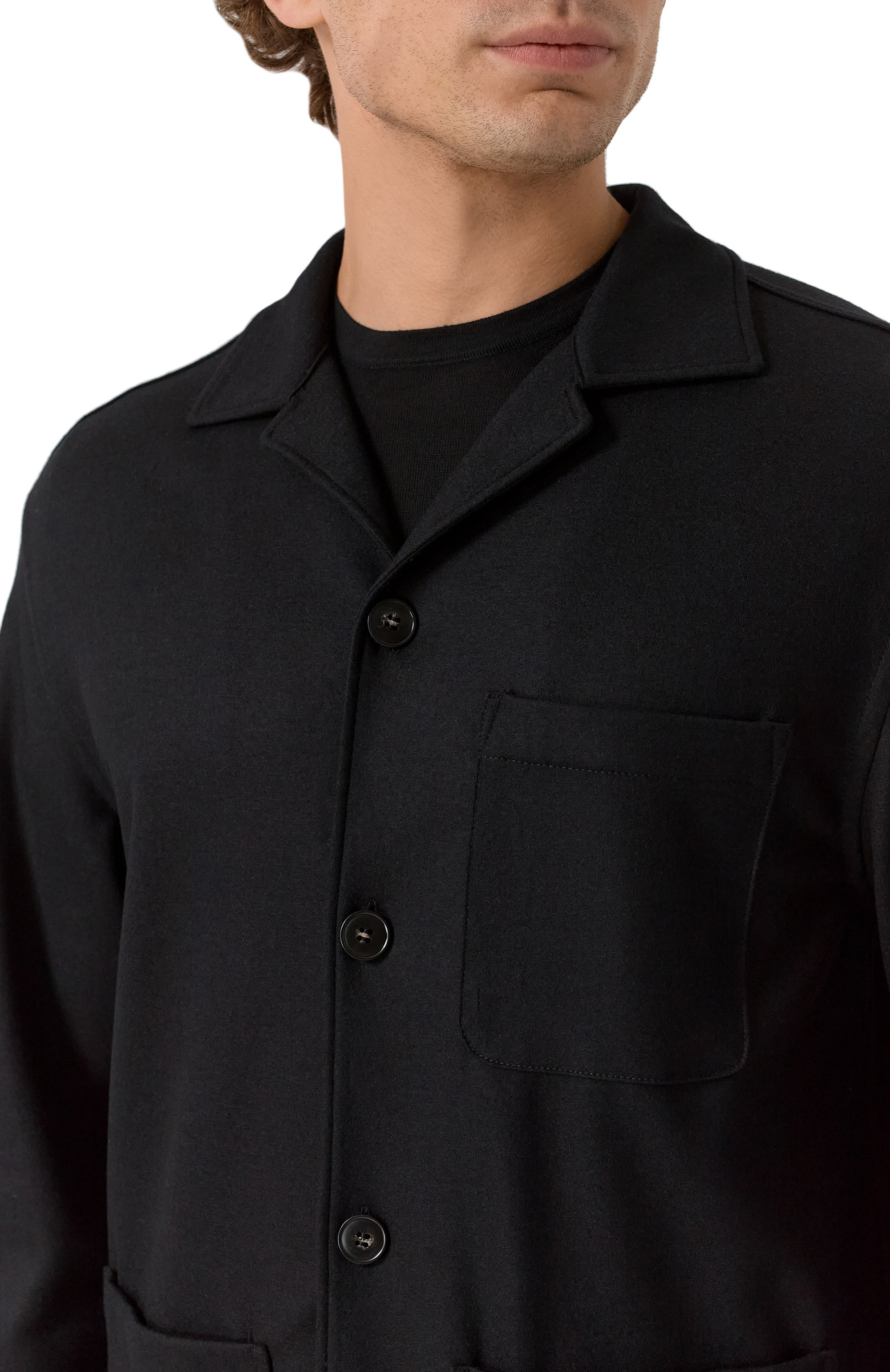 Шерстяная куртка-рубашка CANALI, арт. J31017/JJ03062, фото 7