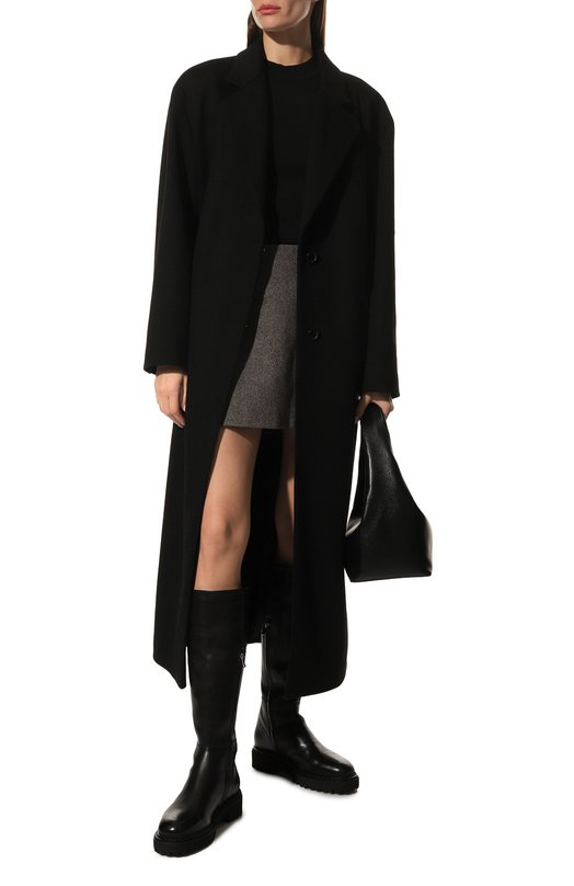 Кожаные сапоги Officine Creative Чёрный, фото 2