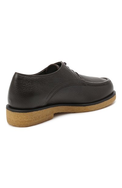 Кожаные дерби honore THE ROW темно-коричневого цвета по цене 130500 руб., арт. F1172-L23, фото 4 Кожаные дерби honore THE ROW, арт. F1172-L23, фото 4